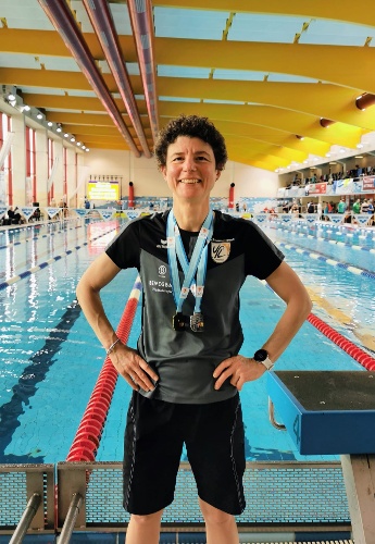 Martina Weckert bei den 37. Internationalen Deutschen Meisterschaften der langen Strecken in Halle an der Saale